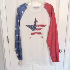 Misslook Patriotic Sweatshirt - 3X
